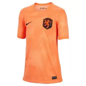 Image of Nike Netherlands Home Shirt 2023 Juniors - Orange