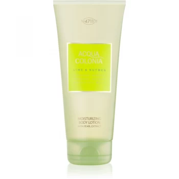 Image of 4711 Acqua Colonia Lime & Nutmeg Body Lotion Unisex 200ml