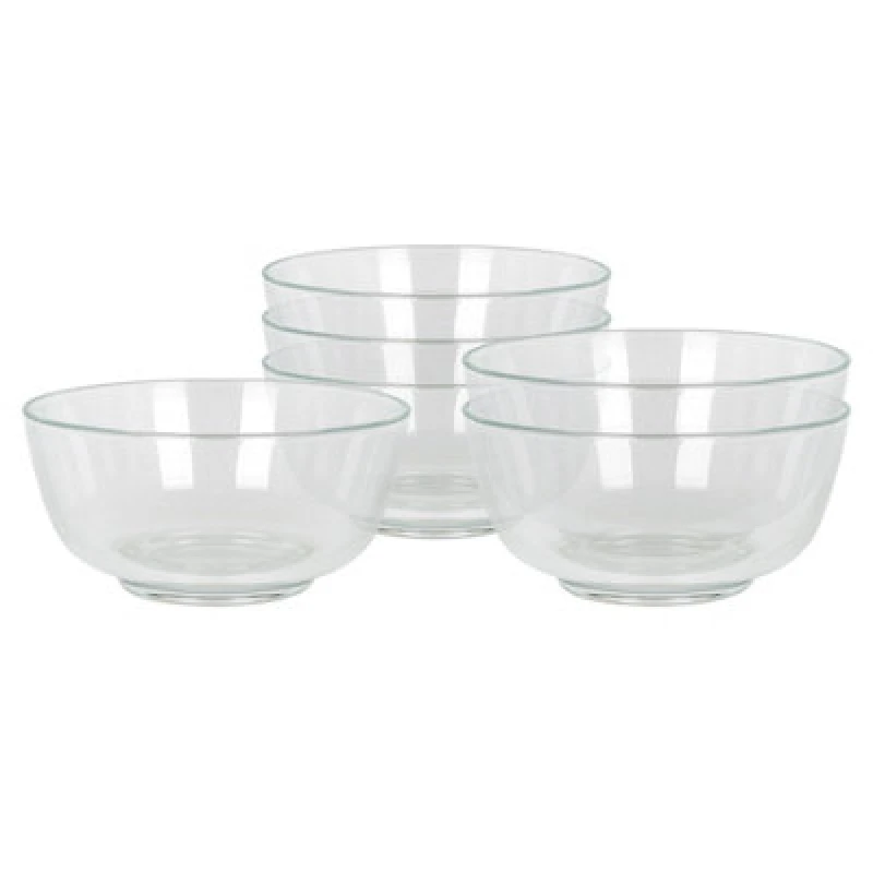 Image of Argon Tableware Glass Snack Bowls - 11Cm - Pack Of 6
