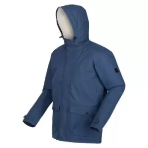Image of Regatta Sterlings III Waterproof Jacket - DkDen/WhtStn