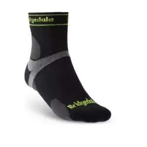 Image of Brigdedale TRAIL RUN Ultralight T2 Merino Sport 3/4 Crew Mens - Medium Black