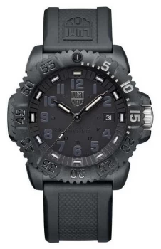 Image of Luminox Navy Seal Foundation 3050 Series Black Silicone Watch