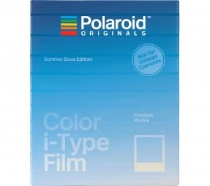 Image of Summer Blue Edition i-Type Colour Film - Pack of 8, Blue