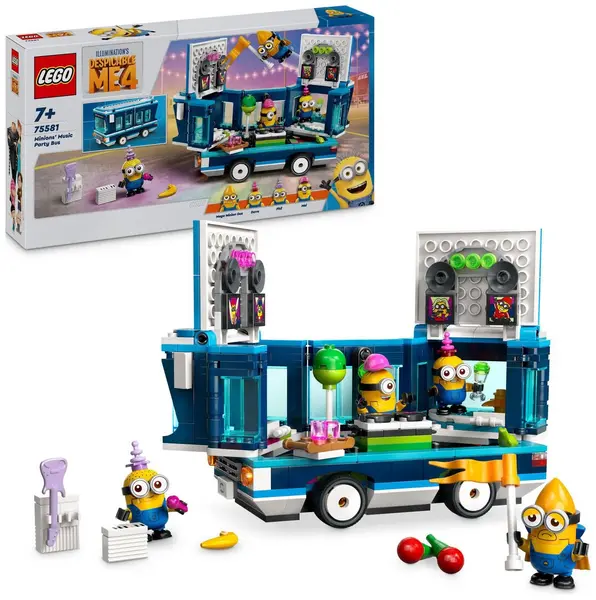 Image of LEGO LEGO Despicable Me Minions' Music Party Bus Toy Set 75581