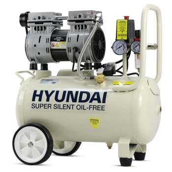 Image of HY7524 24 Litre Silenced Air Compressor - Hyundai