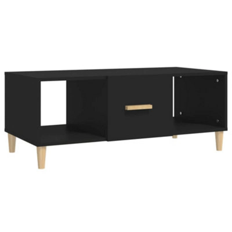 Image of Vidaxl Coffee Table Black 102X50X40 Cm Engineered Wood
