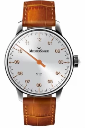Image of Mens Meistersinger No 02 Mechanical Watch AM6601G