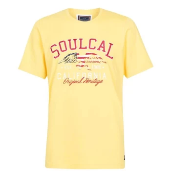 Image of SoulCal T Shirt - Yellow