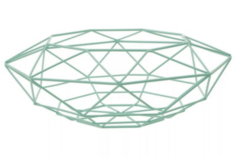 Image of Premier Housewares Vertex Wide Fruit Basket Green