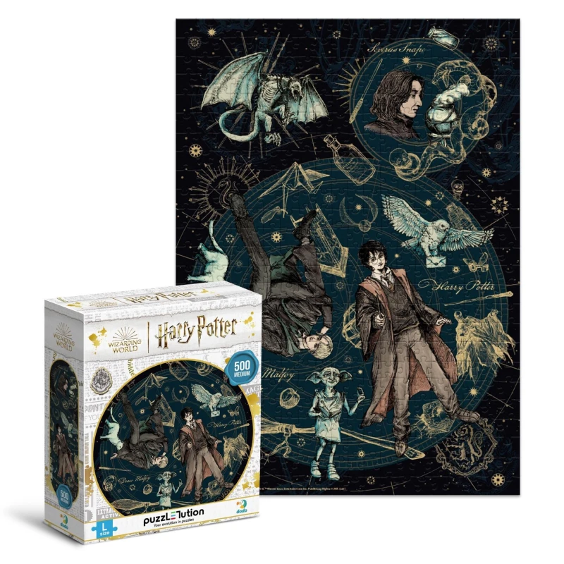 Image of DODO Harry Potter Puzzle - Devoted, Legend, Proud 500 Pieces Multi