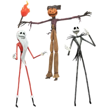 Image of Diamond Select The Nightmare Before Christmas Action Figure Box Set - The Jobs of Jack Skellington