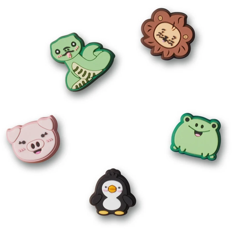 Image of Crocs Jibbitz Crocs Cartoon Animal Friends (x5) Multicolore Unisex TU