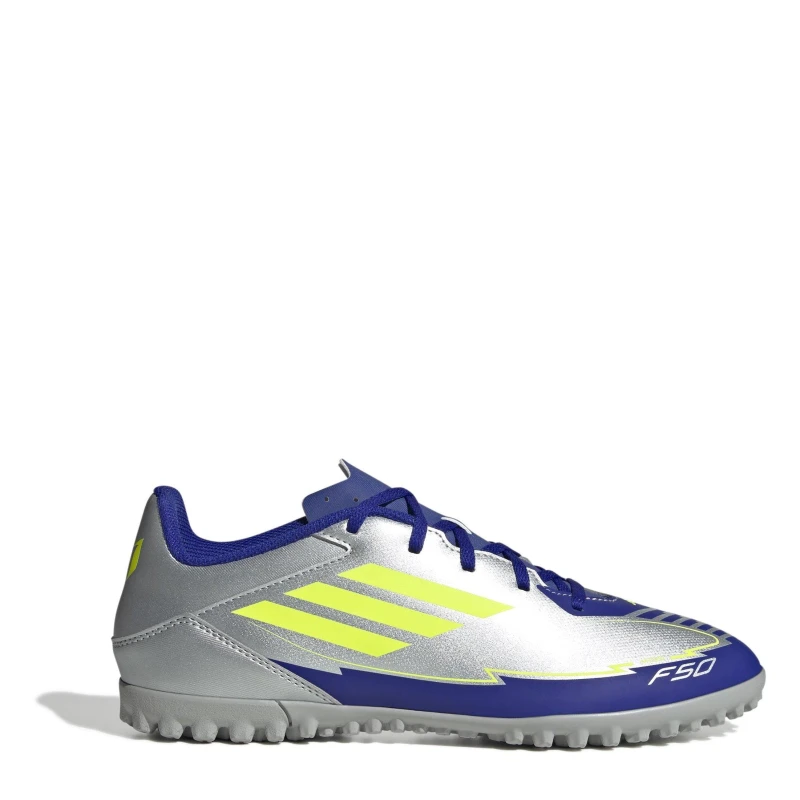 Image of adidas F50 Adults Club Astro Turf Football Boots - Silver Silver 11