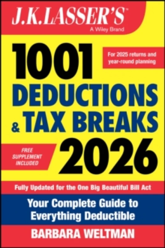 Image of J.K. Lasser's 1001 Deductions and Tax Breaks 2026 : Your Complete Guide to Everything Deductible Paperback / softback
