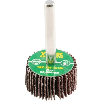 Image of York - 30X15MM Al/Ox Flap Wheel P60-6MM Shank