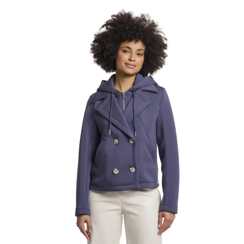 Image of Rino & Pelle Womens hooded jacket Rino & Pelle Jennifer Gris Female 38