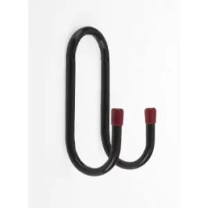 Image of Rothley Double Tubular Hook Black 160mm x 80mm x 70mm - H357XX