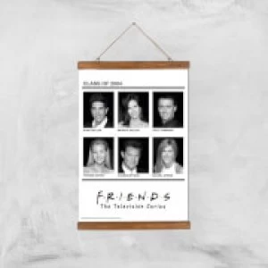 Image of Friends Class Of 2004 Giclee Art Print - A3 - Wooden Hanger