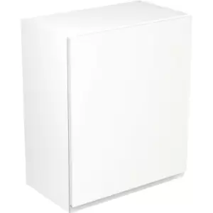 Image of Kitchen Kit Flatpack J-Pull Kitchen Cabinet Wall Unit Ultra Matt 600mm in White MFC