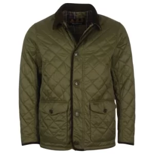 Image of Barbour Mens Horden Quilted Jacket Olive/Classic Small