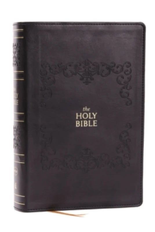 Image of NKJV Bible: Personal Size Giant Print, Black Leathersoft, Holy Bible, Red Letter, Comfort Print: New King James Version Leather / fine binding