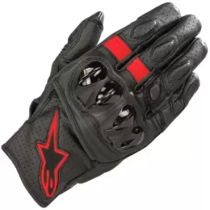Image of Alpinestars Celer V2 Black Red Fluo M