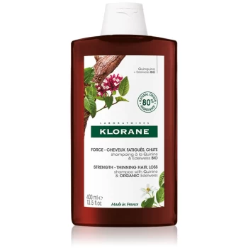 Image of Klorane Quinine & Edelweiss Bio Energising Shampoo Against Hair Loss 400ml