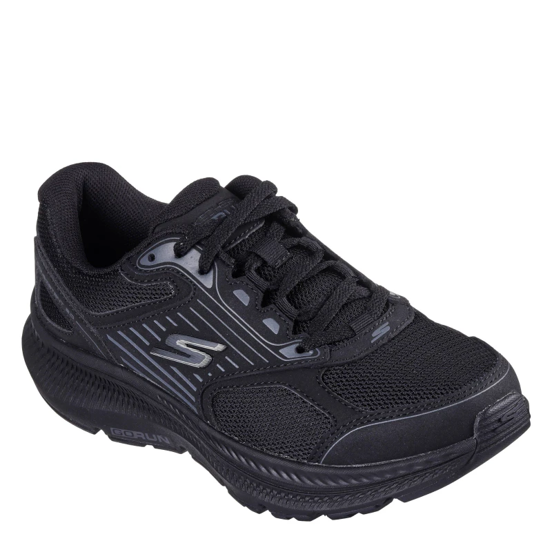 Image of Skechers Go Run Consistent 2.0 Lace Up Mesh Black female