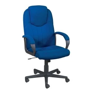 Image of Trexus Intro Managers Armchair High Back 690mm Seat Royal Blue W520xD470xH440 540mm