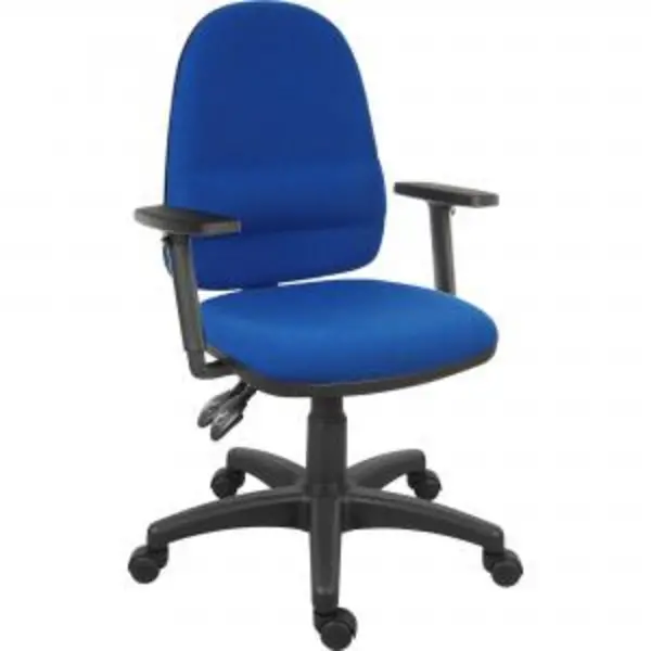Image of ErgoTwin Fabric Ops Chair Adj Arms BL EXR13138TK