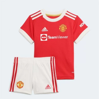 Image of adidas Manchester United Home Baby Kit 2021 2022 - Red