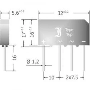 Image of Diode bridge Diotec B500C5000 3300A SIL 4 1000 V 5