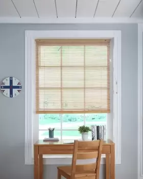 Image of Little Black Book 25mm Venetian Blind - Natural - 90x130cm