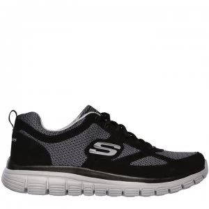 Image of Skechers Flex Agoura Mens Trainers - Black/Grey