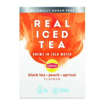 Image of Lipton Cold Brew Black Tea Peach Pack of 15 67737978