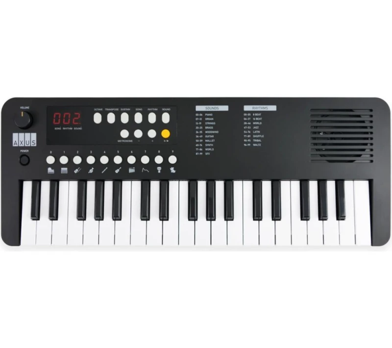 Image of Axus Mini Keyboard 37 Key Keyboard - Black AXMK37BK