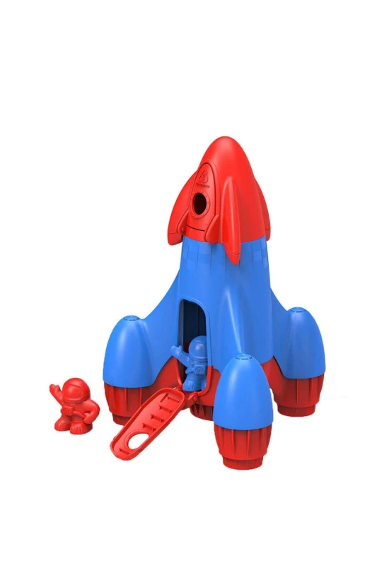 Image of Green Toys Rocket Toy Blue unisex