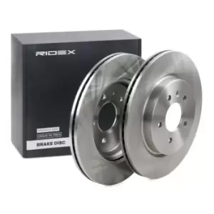 Image of RIDEX Brake disc Rear Axle 82B1269 Brake rotor,Brake discs OPEL,VAUXHALL,ZAFIRA TOURER C (P12),ZAFIRA Mk III (P12)