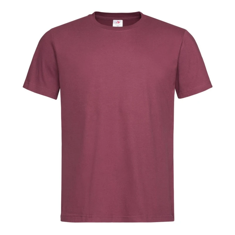 Image of Stedman Classics Mens Stedman Classic Tee in Burgundy Size: XS Burgundy Male XS
