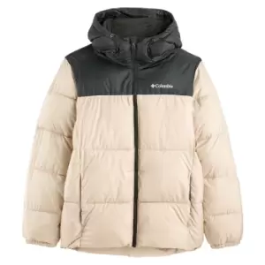 Image of Two-Tone Padded Jacket with Hood