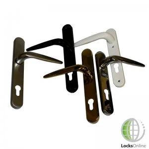 Image of Sparta 92mm PZ uPVC Door Handles 250mm 211mm fixings