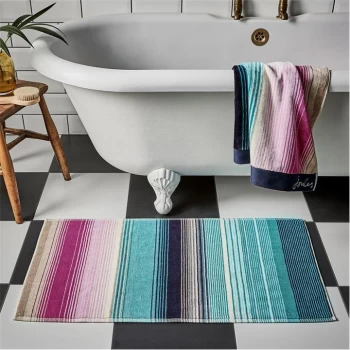Image of Joules Cotswold Stripe Bath Mat - Multi