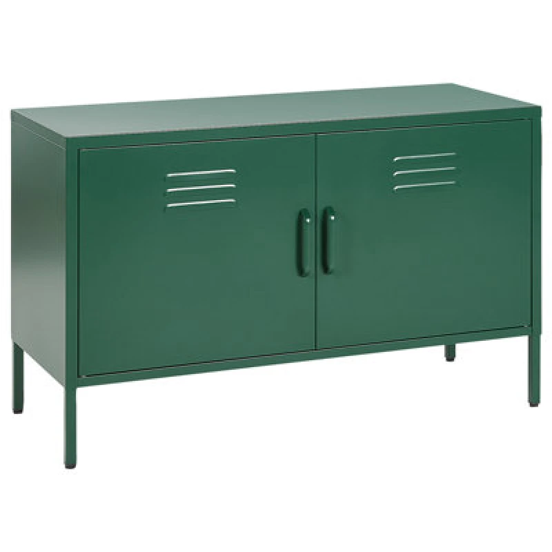 Image of Beliani Modern Storage Unit Uria Metal Green