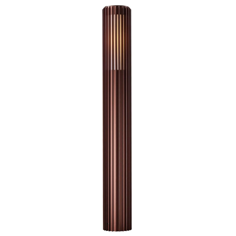 Image of Nordlux Aludra Outdoor Aluminium Garden Post Coastal/marine Safe Brown,mains