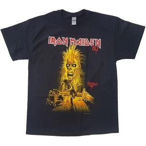 Image of Iron Maiden - Running Free Unisex Medium T-Shirt - Black