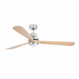 Image of Lantau-G LED Matt Nickel, Pine Ceiling Fan With DC Motor