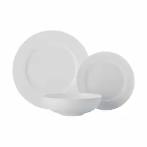 Image of Maxwell & Williams Cashmere Rim Twelve Piece Bone China Dinnerware