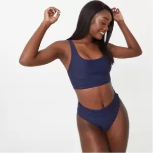 Image of Jack Wills Eco Striped Racer Bikini Top - Blue