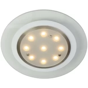 Image of Sienna Tocoma Recessed Downlight Steel Brushed, Glass Matt