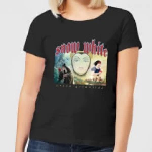 Image of Disney Snow White And Queen Grimhilde Womens T-Shirt - Black - M